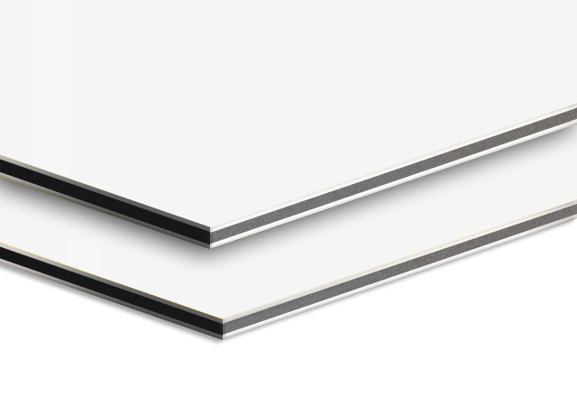 White Aluminium Composite Panel - ACP Wall Cladding Sheet