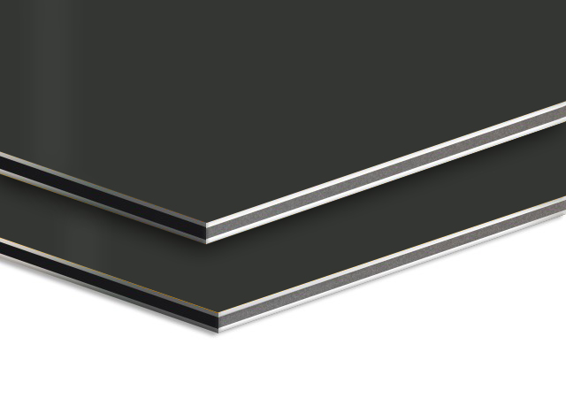 Dark Grey Aluminium Composite Panel - ACP Wall Cladding Sheet