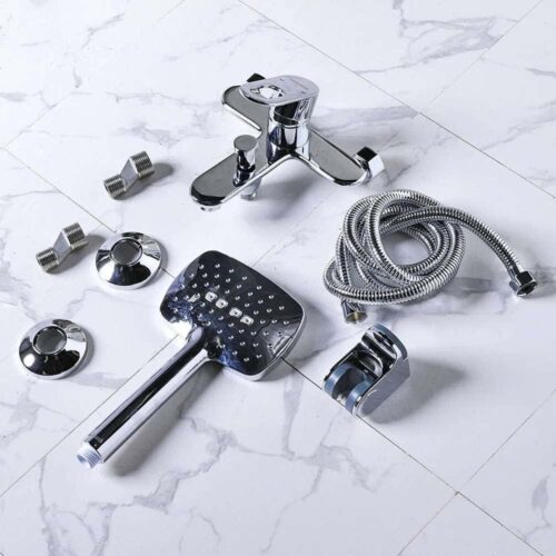 Milano Dito Bath Shower Mixer Tap with Hand Shower