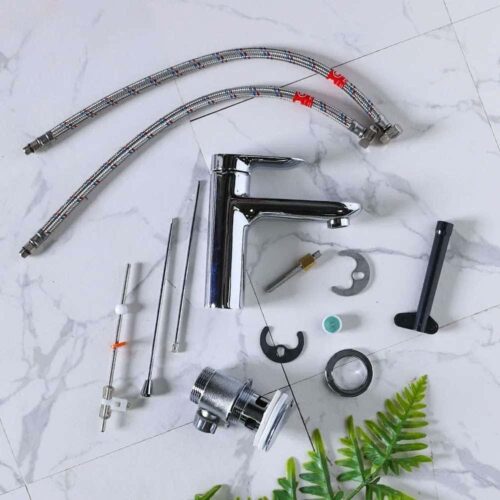 Milano Bath Shower Mixer Double Knob Single Lever