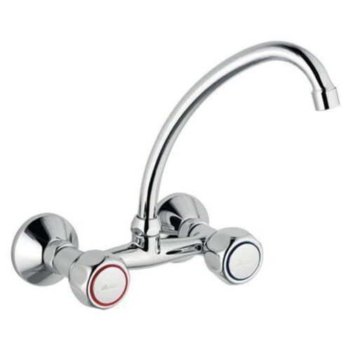 Milano Crown Plus Wall Mounted Sink Mixer