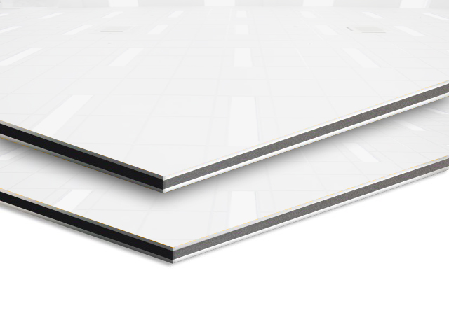 Glossy White Aluminium Composite Panel - ACP Wall Cladding Shee