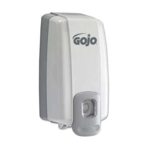 Gojo NXT ABS Plastic Push Soap Dispenser (White Grey 1000 ml 2.6 Kg)