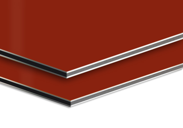 Brick Red Aluminium Composite Panel