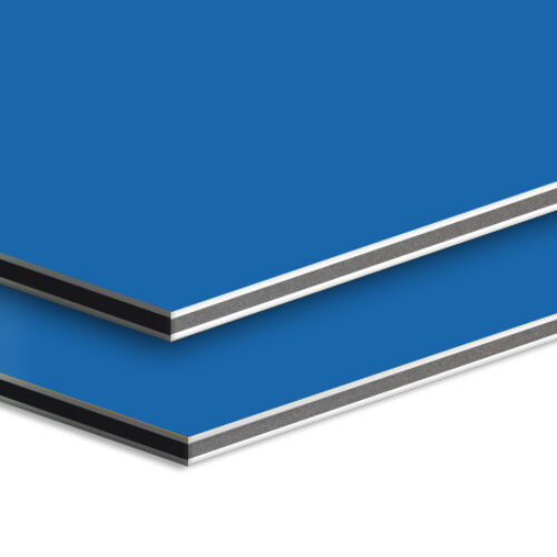 Sky Blue Aluminium Composite Panel – ACP Wall Cladding Sheet