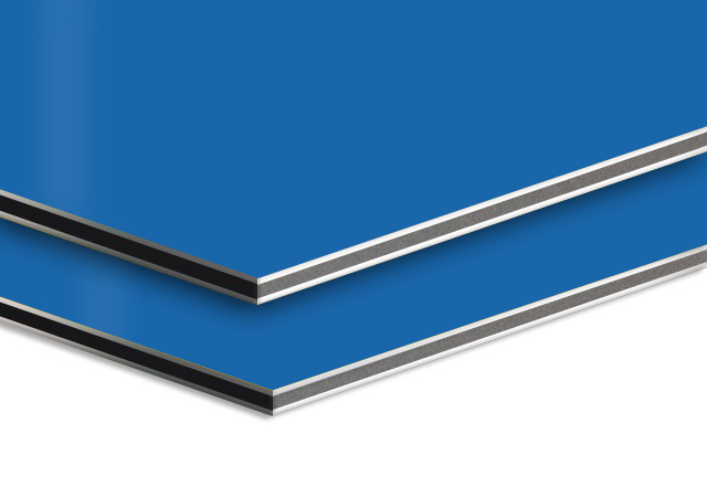 Sky Blue Aluminium Composite Panel - ACP Wall Cladding Sheet