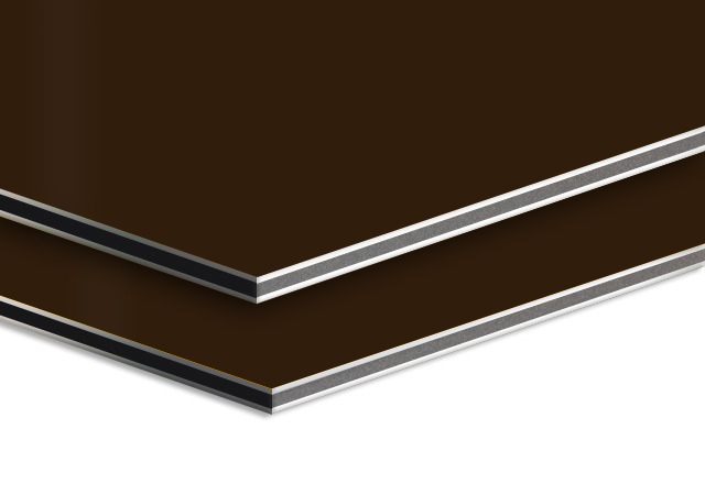 Coffee Brown Aluminium Composite Panel - ACP Wall Cladding Sheet