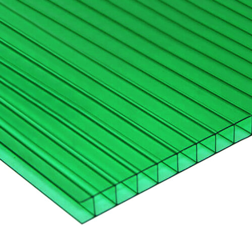 Green Polycarbonate Sheet Twin Wall