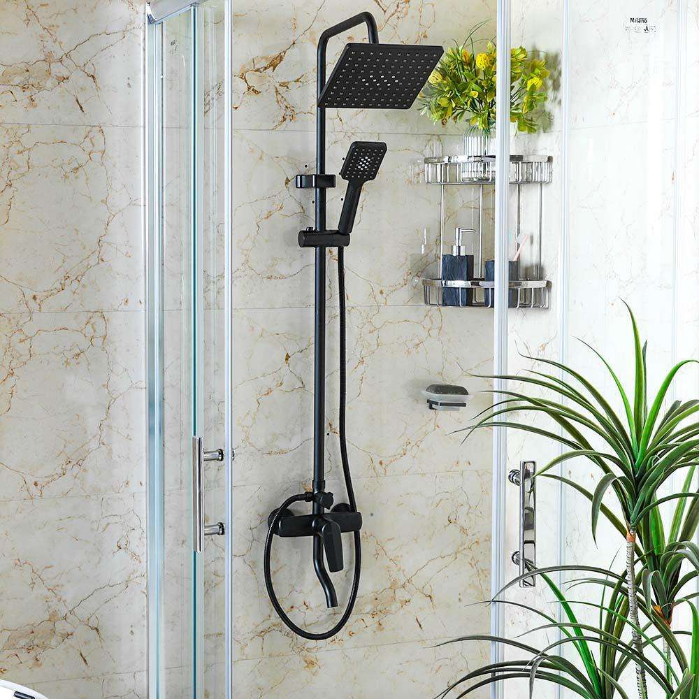 Milano Tina Rain Square Shower Complete Set