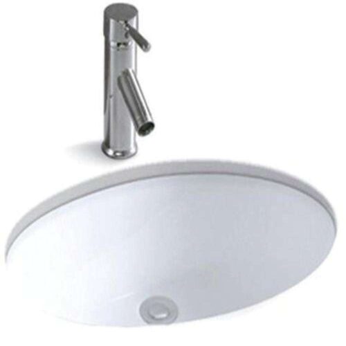 Milano 108 Under Counter Wash Basin, White