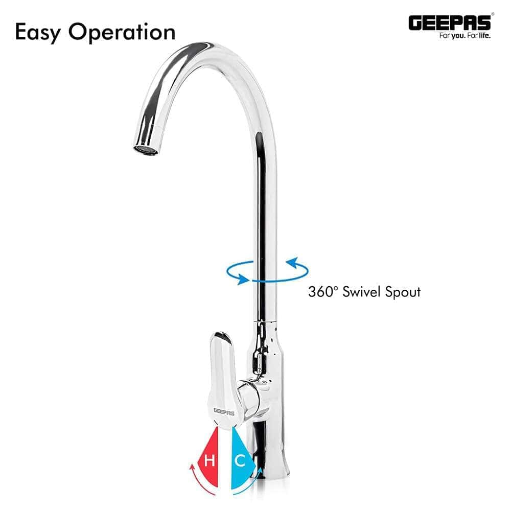 Geepas GSW61003 Single Lever Sink Mixer - Image 3