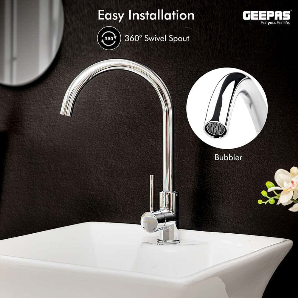 Geepas GSW61010 Single Lever Sink Mixer - Image 5