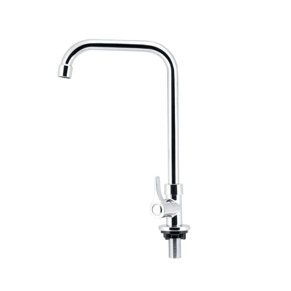 Geepas GSW61017 Single Lever Pillar Stainless Steel Kitchen Mixer Tap
